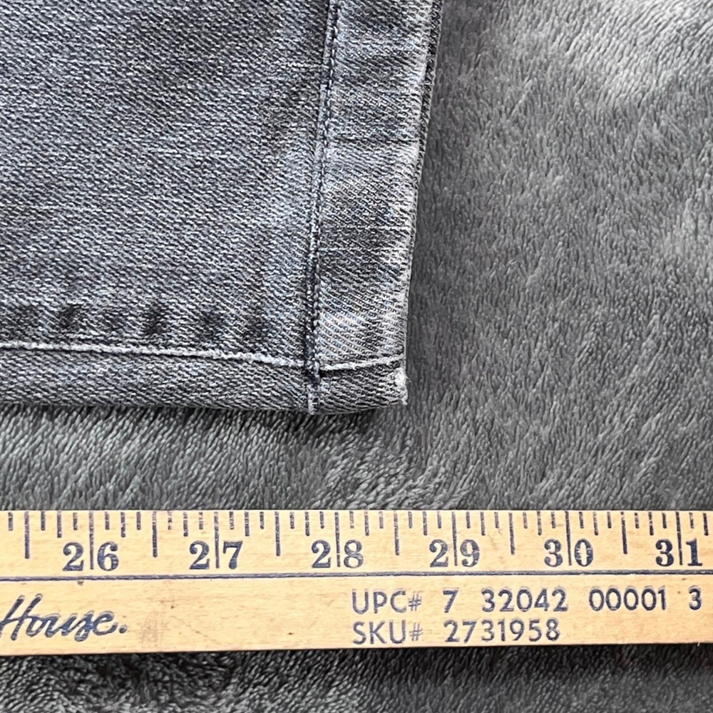 Loro Piana Quarona Gray Stretch Jeans Size 33 Button Fly Cotton/Elastane Blend - Picture 10 of 12